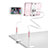 Universal Faltbare Ständer Tablet Halter Halterung Flexibel T33 für Asus Transformer Book T300 Chi Rosegold