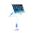 Universal Faltbare Ständer Tablet Halter Halterung Flexibel T41 für Apple iPad Pro 12.9 (2017) Hellblau