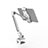 Universal Faltbare Ständer Tablet Halter Halterung Flexibel T43 für Amazon Kindle Oasis 7 inch Silber