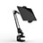 Universal Faltbare Ständer Tablet Halter Halterung Flexibel T43 für Apple iPad 3 Schwarz