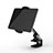 Universal Faltbare Ständer Tablet Halter Halterung Flexibel T45 für Samsung Galaxy Tab 4 7.0 SM-T230 T231 T235 Schwarz
