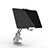 Universal Faltbare Ständer Tablet Halter Halterung Flexibel T45 für Samsung Galaxy Tab 4 7.0 SM-T230 T231 T235 Silber