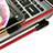 USB Ladekabel Kabel 20cm S02 für Apple iPhone 13 Mini Rot
