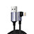USB Ladekabel Kabel C10 für Apple iPad Pro 12.9 (2020) Schwarz