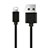 USB Ladekabel Kabel D08 für Apple iPhone 11 Pro Schwarz