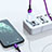 USB Ladekabel Kabel D21 für Apple iPhone 11 Pro