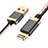 USB Ladekabel Kabel D24 für Apple New iPad 9.7 (2017) Schwarz