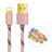 USB Ladekabel Kabel L01 für Apple iPad New Air (2019) 10.5 Rosegold