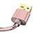 USB Ladekabel Kabel L01 für Apple iPhone 11 Pro Rosegold