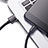 USB Ladekabel Kabel L02 für Apple iPhone 5C Schwarz