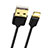USB Ladekabel Kabel L02 für Apple iPhone SE3 (2022) Schwarz