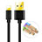 USB Ladekabel Kabel L02 für Apple New iPad 9.7 (2017) Schwarz