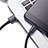 USB Ladekabel Kabel L02 für Apple New iPad 9.7 (2017) Schwarz