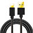 USB Ladekabel Kabel L04 für Apple iPhone SE3 (2022) Schwarz