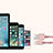 USB Ladekabel Kabel L05 für Apple iPad Mini Rosa