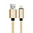 USB Ladekabel Kabel L07 für Apple iPhone SE3 (2022) Gold