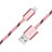 USB Ladekabel Kabel L10 für Apple iPad Pro 12.9 (2020) Rosa