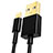USB Ladekabel Kabel L12 für Apple iPhone 12 Schwarz