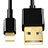 USB Ladekabel Kabel L12 für Apple iPhone SE3 (2022) Schwarz