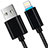 USB Ladekabel Kabel L13 für Apple iPhone 11 Schwarz