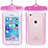 Wasserdicht Unterwasser Handy Tasche Universal W01 Pink