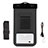 Wasserdicht Unterwasser Handy Tasche Universal W04 Schwarz