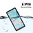 Wasserdicht Unterwasser Silikon Hülle Handyhülle und Kunststoff Waterproof Schutzhülle 360 Grad Ganzkörper Tasche W01 für Samsung Galaxy Note 20 Ultra 5G Schwarz