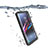 Wasserdicht Unterwasser Silikon Hülle Handyhülle und Kunststoff Waterproof Schutzhülle 360 Grad Tasche für Samsung Galaxy S10 Schwarz