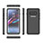 Wasserdicht Unterwasser Silikon Hülle Handyhülle und Kunststoff Waterproof Schutzhülle 360 Grad Tasche für Samsung Galaxy S10 Schwarz