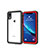 Wasserdicht Unterwasser Silikon Hülle Handyhülle und Kunststoff Waterproof Schutzhülle 360 Grad Tasche W01 für Apple iPhone XR Rot