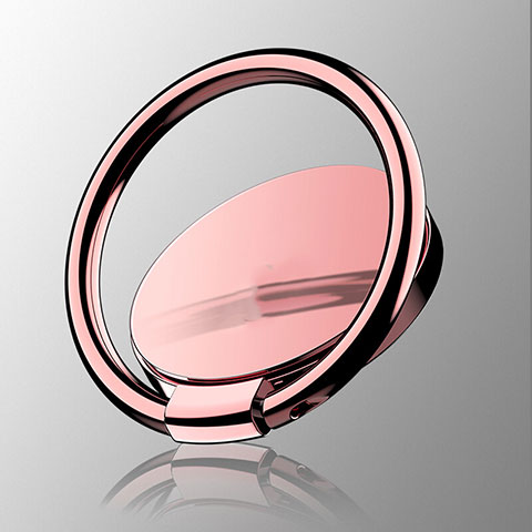 Fingerring Ständer Magnetische Smartphone Halter Halterung Universal Z16 Rosegold