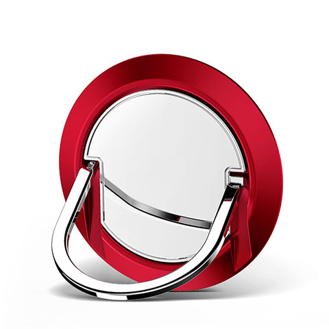 Fingerring Ständer Smartphone Halter Halterung Universal R08 Rot