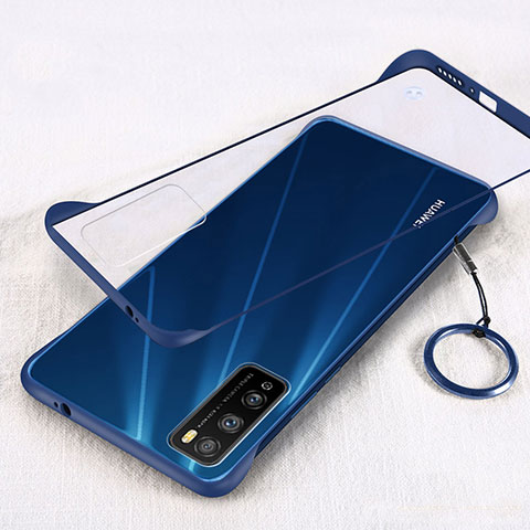 Handyhülle Hülle Crystal Hartschalen Tasche Schutzhülle H01 für Huawei Enjoy 20 Pro 5G Blau