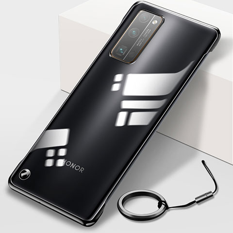 Handyhülle Hülle Crystal Hartschalen Tasche Schutzhülle H01 für Huawei Honor 30 Pro+ Plus Schwarz