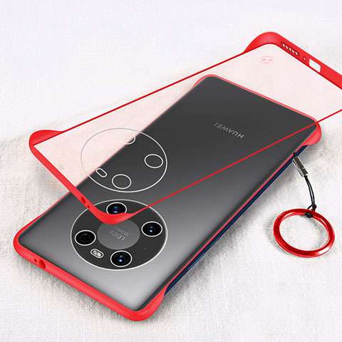 Handyhülle Hülle Crystal Hartschalen Tasche Schutzhülle H01 für Huawei Mate 40 Pro Rot