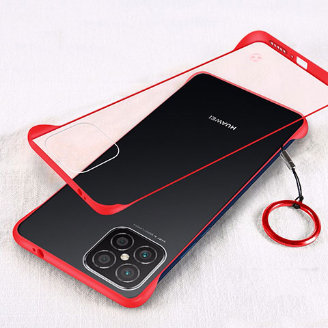 Handyhülle Hülle Crystal Hartschalen Tasche Schutzhülle H01 für Huawei Nova 8 SE 5G Rot