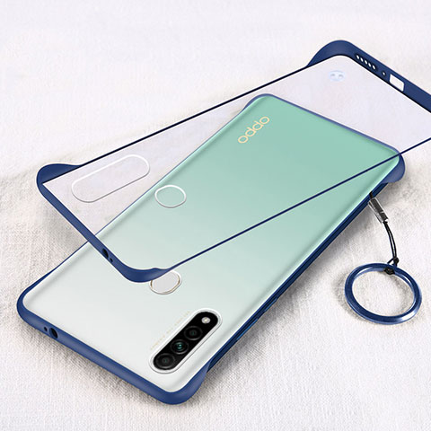 Handyhülle Hülle Crystal Hartschalen Tasche Schutzhülle H01 für Oppo A8 Blau