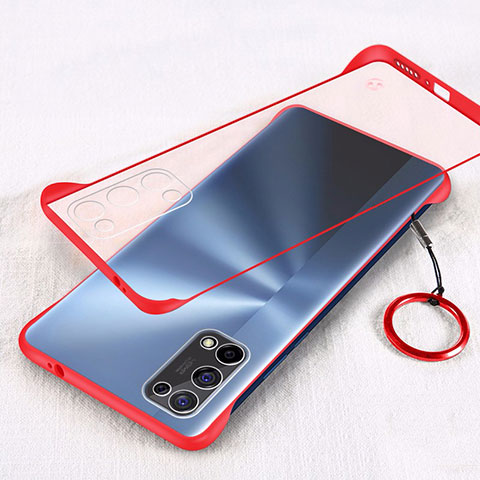 Handyhülle Hülle Crystal Hartschalen Tasche Schutzhülle H01 für Oppo K7x 5G Rot