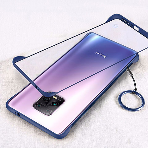 Handyhülle Hülle Crystal Hartschalen Tasche Schutzhülle H01 für Xiaomi Redmi 10X Pro 5G Blau