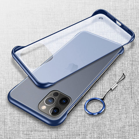 Handyhülle Hülle Crystal Hartschalen Tasche Schutzhülle H02 für Apple iPhone 14 Pro Blau
