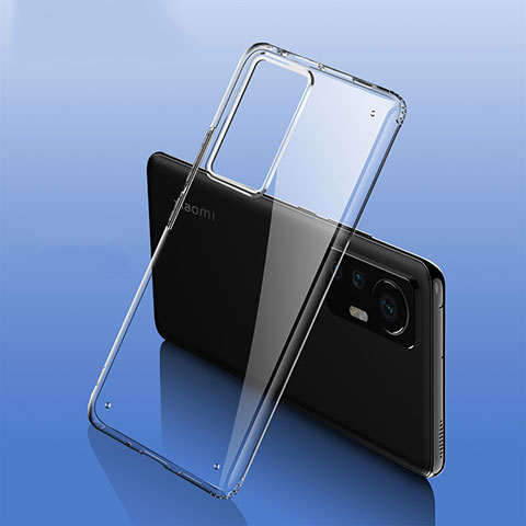 Handyhülle Hülle Crystal Hartschalen Tasche Schutzhülle H09 für Xiaomi Mi 12 5G Grau