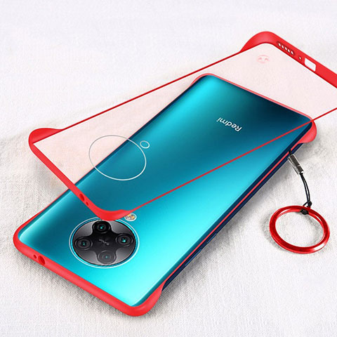 Handyhülle Hülle Crystal Hartschalen Tasche Schutzhülle S01 für Xiaomi Redmi K30 Pro 5G Rot