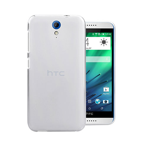 Handyhülle Hülle Crystal Schutzhülle Tasche für HTC Desire 820 Mini Weiß