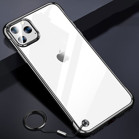Handyhülle Hülle Crystal Tasche Schutzhülle S01 für Apple iPhone 11 Pro Schwarz