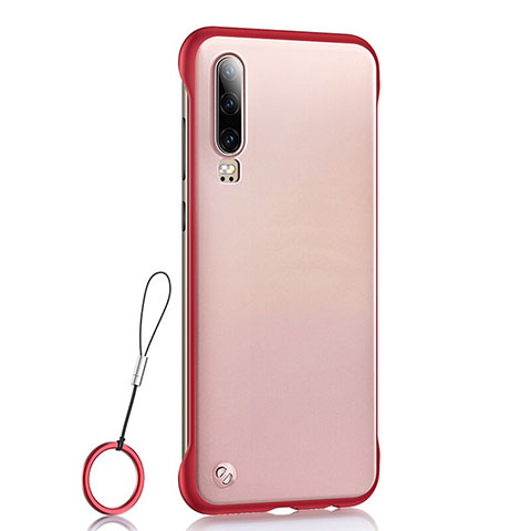 Handyhülle Hülle Crystal Tasche Schutzhülle S04 für Huawei P30 Rot