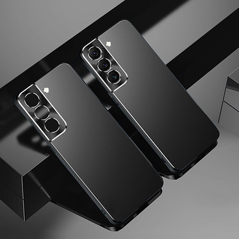 Handyhülle Hülle Hartschalen Kunststoff Schutzhülle Tasche Matt AT1 für Samsung Galaxy S24 5G Schwarz