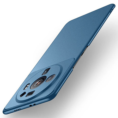 Handyhülle Hülle Hartschalen Kunststoff Schutzhülle Tasche Matt für Xiaomi Mi 12 Ultra 5G Blau