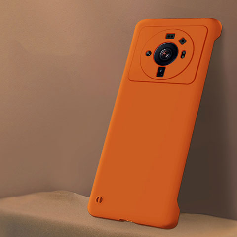 Handyhülle Hülle Hartschalen Kunststoff Schutzhülle Tasche Matt M01 für Xiaomi Mi 12S Ultra 5G Orange