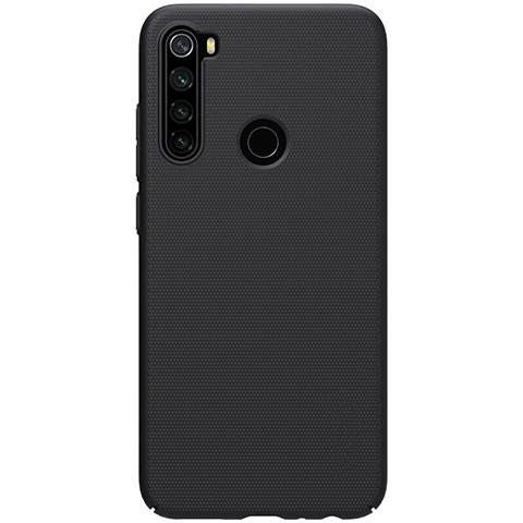 Handyhülle Hülle Hartschalen Kunststoff Schutzhülle Tasche Matt P02 für Xiaomi Redmi Note 8T Schwarz