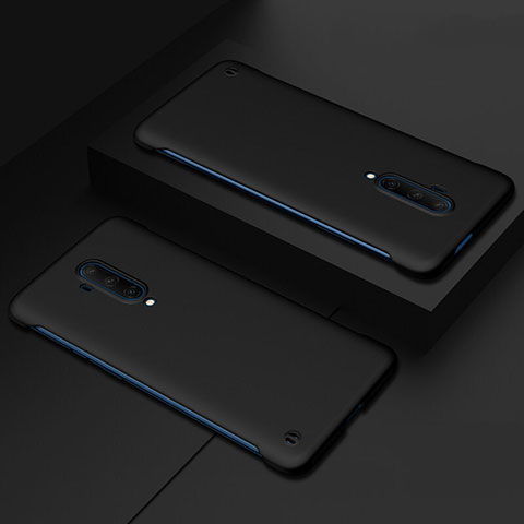 Handyhülle Hülle Hartschalen Kunststoff Schutzhülle Tasche Matt P03 für OnePlus 7T Pro Schwarz